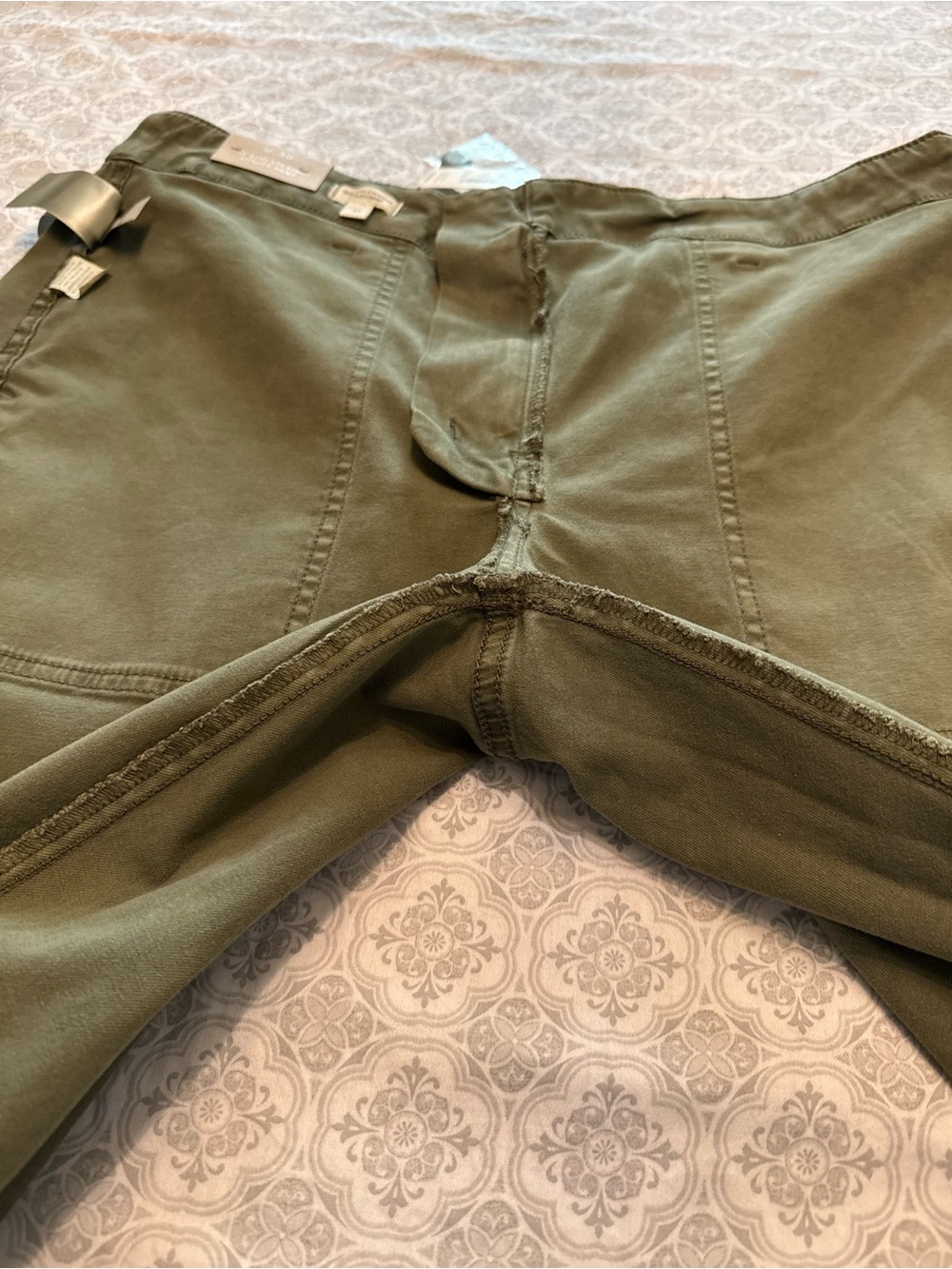 Madewell The Slim Straight Utility Pant Faded Ivy Size 30 - Picture 10 of 16